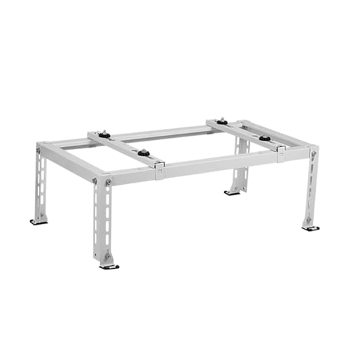 Support de pompe à chaleur réglable et socle de sol robuste pour climatiseur extérieur