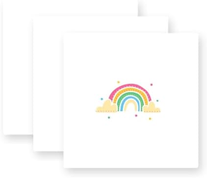 Rainbow Aesthetic Vinyl Stickers 3 Pack 3 Inch image 5