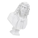 Artisanat d'art en résine: fabrication exquise, design très réaliste, artisanat créatif d'une statue de portrait, ornement de pratique de croquis.