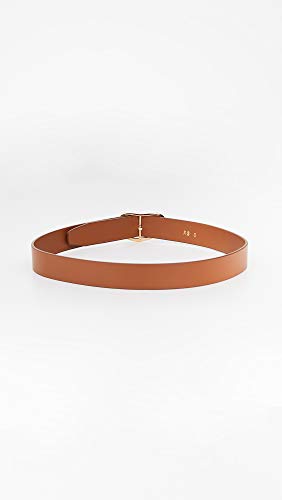 Women's Wide Georgia Belt in Tan4