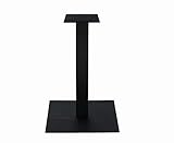 Acciaio Base per Tavolo SPARGI Quadrata Nera 72 cm