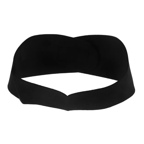 BESPORTBLE 2pcs Swimming Headband Adjustable Ear for Boy Girl Adults Diving Hair Band for Pool Beach and Water Sports Activities Black