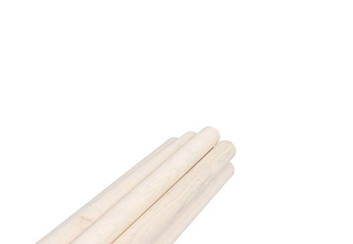 Pennsylvania Woodworks Maple Wooden Dowel Rods | 3/4 X 12 Inch Wood Dowels, 10 Pack | Solid Hardwood Sticks For Crafting, Macrame, Diy & More | Sanded Smooth, Kiln Dried, White, Unfinished #TOP3