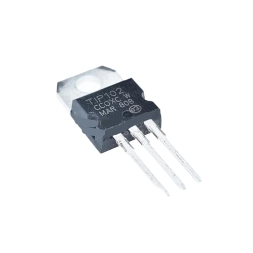 TIP102 transistor Darlington TO-220 bipolaire pour circuits électroniques (Lot de 10 pièces)