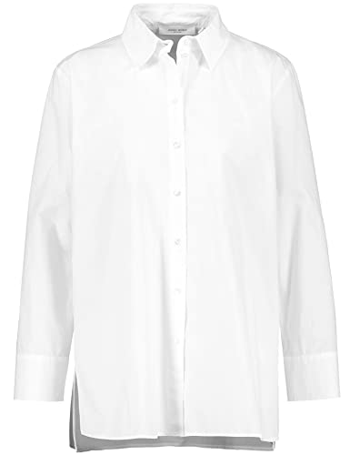 GERRY WEBER Damen 96314-66403 Bluse, Weiß, 38