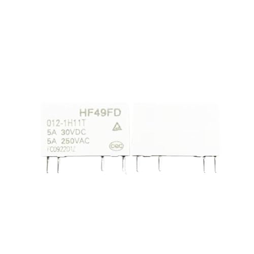 Relais HF49FD 012-1H11T micro relais 12 V CC 4 broches pour carte électronique