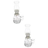 Photo Gallery topperfun 2 pezzi lampada olio kerosene da tavolo vintage in vetro con decorazione casa e illuminazione d emergenza ed ecologica Photo Gallery topperfun 2 pezzi lampada olio kerosene da tavolo vintage in vetro con decorazione casa e illuminazione d emergenza ed ecologica