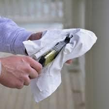 Miniatura 3 de Trapos de limpieza de tela de algodón de punto blanco premium (1.00)