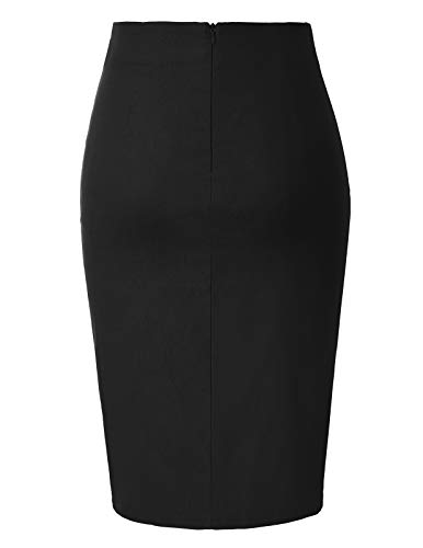 Belle Poque BPE02145 Vintage retro etui hoge taille rok knielang zomerrok bodycon potloodrok - Image 3