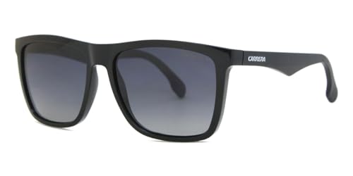 Carrera Rectangular Sunglasses CA5041/S 807WJ Black Polarized 56mm 50412