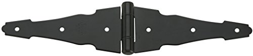 Stanley Hardware S781-530 CD903 Decorative LIFESPAN® Heavy Strap Hinge in Black Coated, 2 pack