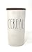 Rae Dunn CEREAL Cellar Canister - Ceramic 8.5 x 4 inch