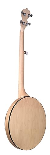 Deering Goodtime 2 5-String Maple Resonator Bluegrass Banjo Art Deco Inlay Bronze Powder Coat Hardware with Instrument Alley Bag, Tuner, Strings, Mute, Picks, Strap Bundle Package - Made in the USA - Image 4