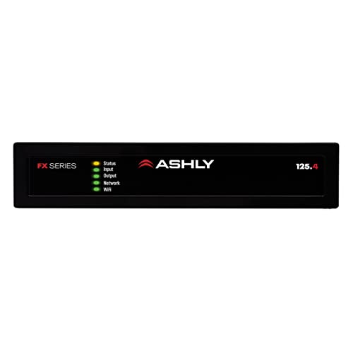 Ashly FX125.4 4 x 125W 1/2 RU Class D Amplfier with DSP & WiFi