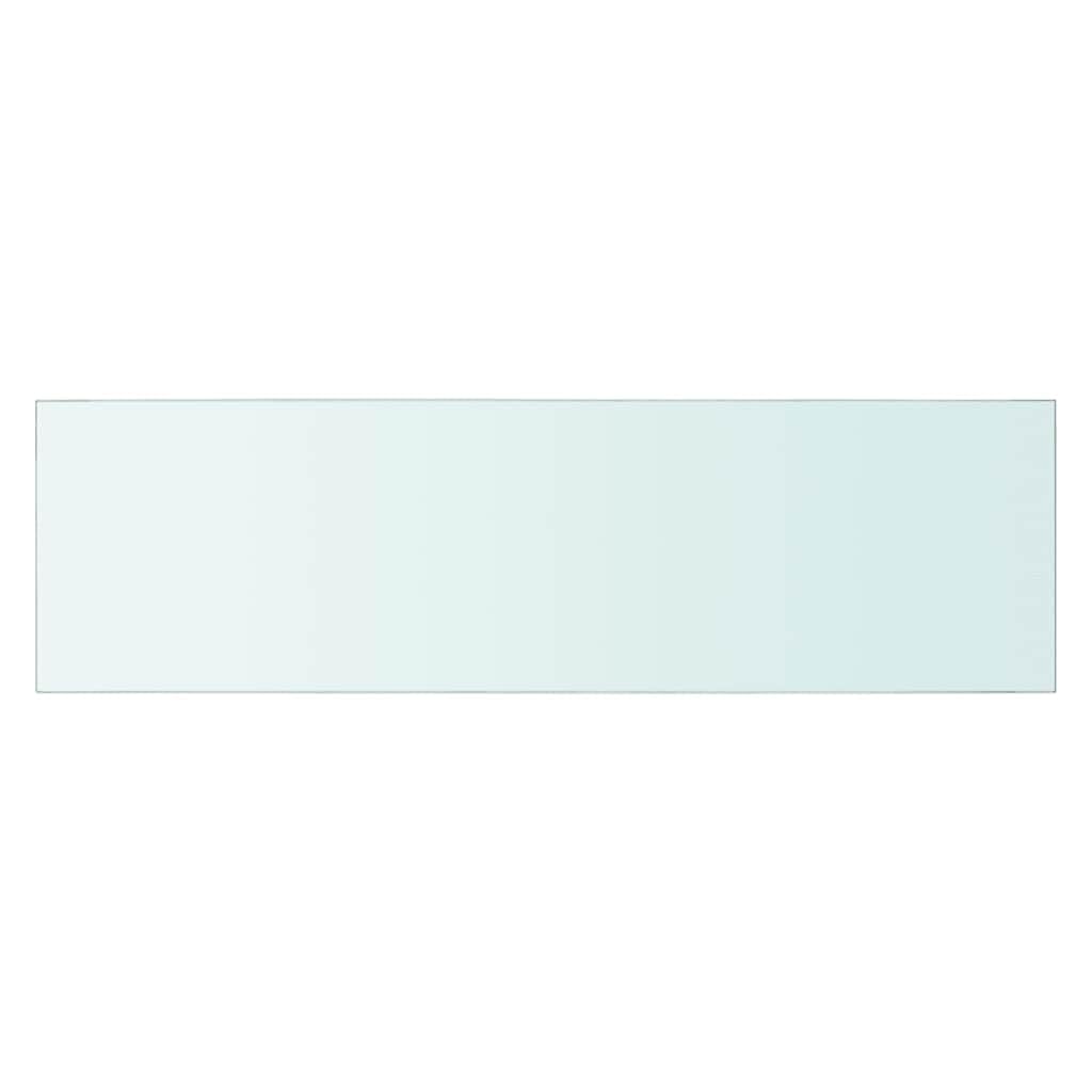 Ripiani in vetro temperato trasparente 2 pezzi pannello 70 x 20 cm per parete moderna espositore da bancone carico 15 kg resistente e facile da pulire