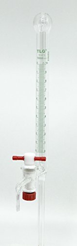 CHEM SCIENCE INC 116.202.01 Automatic Self Zeroing Burette with PTFE Key, 10 mL, 0.1 Graduation Interval and 0.1 Tolerance