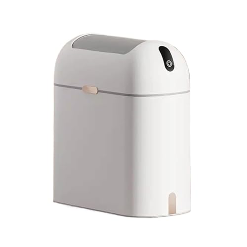 Cubo de basura con sensor automático para baño y hogar inteligente 2