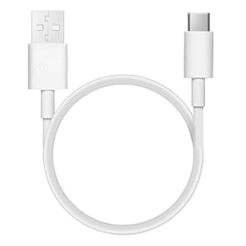 Image of Original 66W Flash Charging Adapter with USB to Type C Cable Compatible for Y200 5G /V29 /V27 /V25 /V23 /V23e /V21 /T2 /T2x /Y36 /Y56 /Y72 /iqoo neo 3 /neo 6 (Adapter and Cable) (DEC80)