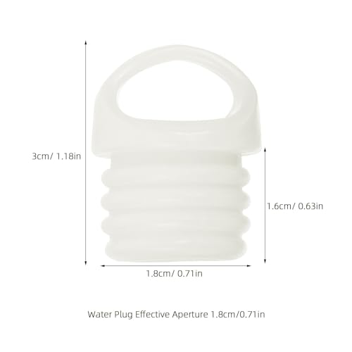 Tapón de goma OUNONA blanco para mantener tu balde de limpieza impecable 3