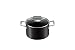 Le Creuset Aluminium-Antihaft Fleischtopf mit Glasdeckel, Ø 20 cm, Für alle Herdarten inkl. Induktion geeignet, Anthrazit/Silber, 51102200010502