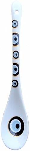 Ceramic Evil Eye Spoon Ornament
