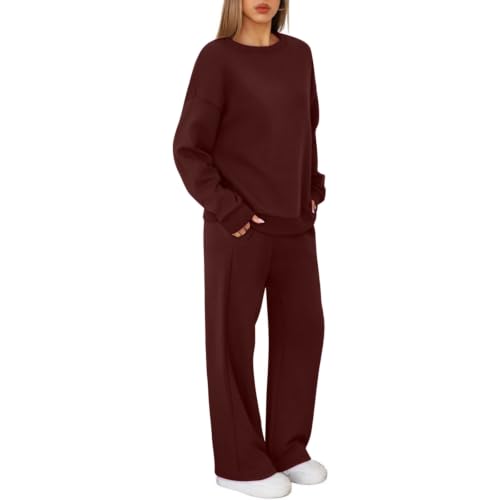 yakyamgi Women 2 Piece Set Sweatsuits Oversized Pullover Sets Fall Outfits - image 4