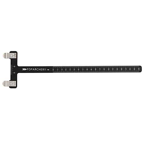 Toparchery Sehnenmaßstab, Bogen Sehnenmaßstab, Sehnenmaßstab Bogenschießen, Nockpunkt Checker Cover