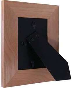 Miniatura 2 de CustomGiftsNow 60th Anniversary - Marco de madera de aliso natural grabadopara colgar fotos de boda (5 x 7 pulgadas vertical)