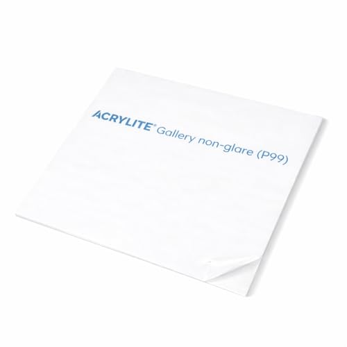 Acrylic Glass Shatterproof 99% UV Protected Conservation Clear OP3 Premium Framing Grade Display For Picture Frame (8 x 10)