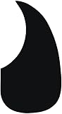 Black Self Adhesive Acoustic Guitar Pickguard Pick Guards Scratch Plate,Hummingbird and Water Shaped Self Adhesive, Cool Guitar Accessories Gifts Acoustic and Classical Guitar Parts