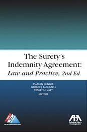 Paperback The Surety's Indemnity Agreement: Law and Practice Book