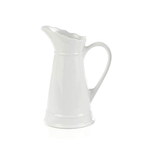IMPULSE! White Porcelain Pitcher in Medium