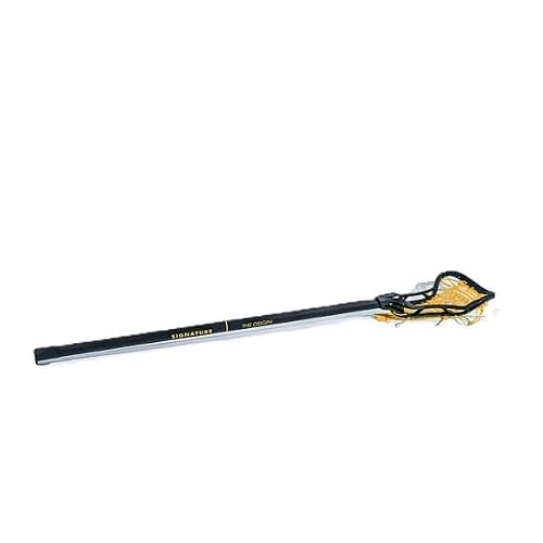 Signature Complete Universal Women\'s Lacrosse Stick - Metal Shaft - The Origin Lacrosse Stick - Attack, Middie, & Defense (Yellow/Black) - Thumbnail 7