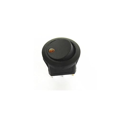 Interrupteur d'alimentation jaune 20 mm 2 vitesses pour circuit électrique auto et outillage