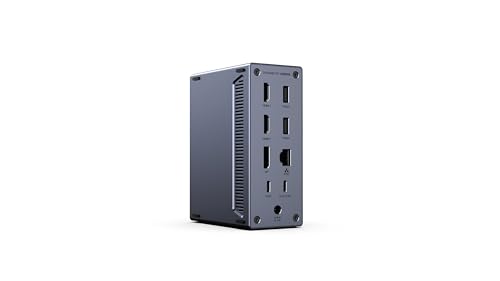 undefined UGREEN Revodok 13-in-1 Thunderbolt 5 ドッキングステーション PD140W 急速充電 GaN搭載 2画面拡張 120Gbps高速データ転送 2.5Gbpsイーサネット SD/TF 4.0カード 3.5mm オーディオ USB A3.2&USB C3.2ポート搭載 DC電源装置搭載 Thunderbolt 5/4対応のMacBook Windows PCなどに適用 の商品画像 9