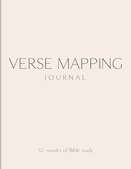 Paperback Verse Mapping Journal: 52-week Bible Study Workbook Book