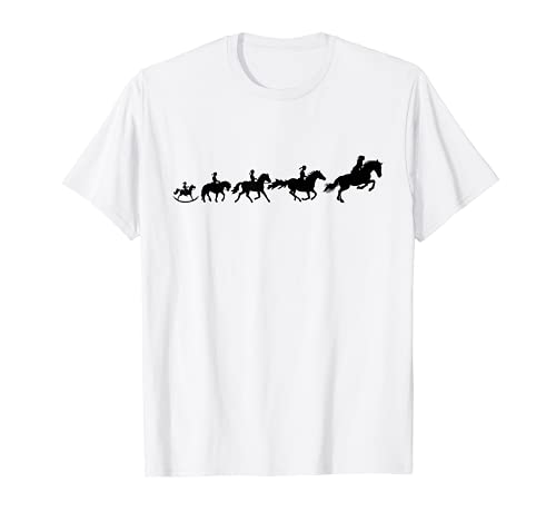 Horse Evolution Equestre Owner Farm Equitazione Zoccoli Maglietta