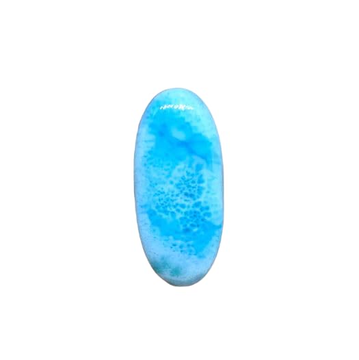 Larimar naturel de qualité supérieure cabochon ovale GH_NAT_06527 pour haute joaillerie