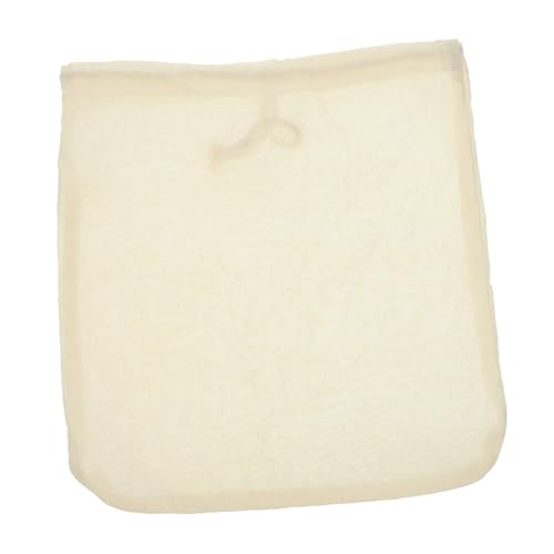 Cabilock Bolsa de Filtro de Alimenticio Reutilizable Bolsa de Malla Fina para Colador de Alimentos para Leche de Frutos Secos Café y Zumo de Frutas