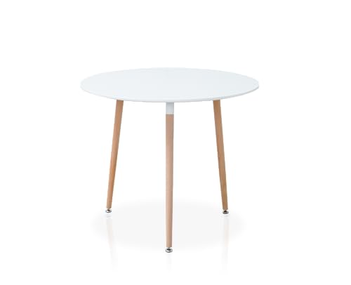 La Silla Española Nerja HC2001BL, Madera, Blanca, Mediana