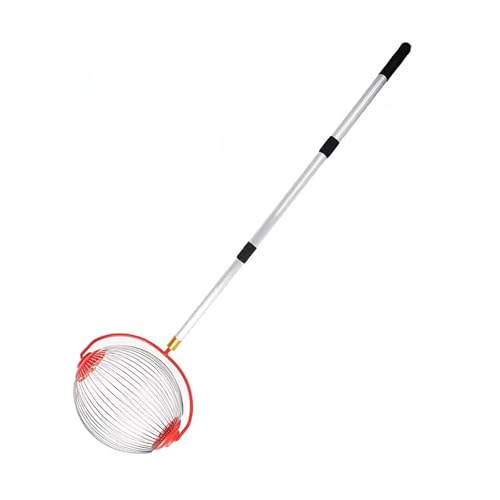 Luocute Garden Nut Gatherer, Small Cage Pick Up Small Acorns Buckeyes Beech Nuts Collector and Picker Upper Roller, Gardening Hand Tools (Small Ball)