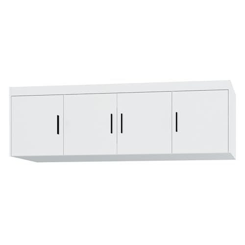 AXLIVING Groß Schrankaufsatz Weiß Storicos 4D 176,3 x 55,5 x 53 cm AXLIVING Groß Schrankaufsatz Weiß Storicos 4D 176,3 x 55,5 x 53 cm