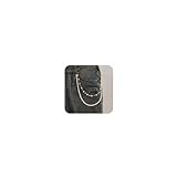 Cadena para Pantalones de Doble Capa con Flores y Perlas – Cadena Llavero Punk para Hombres y Mujeres, Cadenas de Carteras Brillante, Accesorio de Moda para Jeans, Bolsos y Llaves, Estilo Streetwear