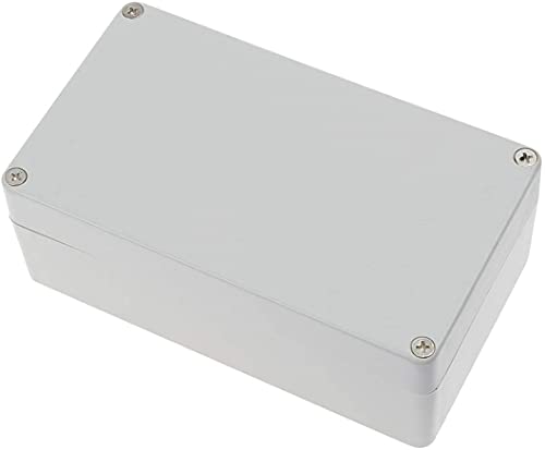 Toolzia Boîte de jonction électrique étanche en plastique avec couvercle - 15,8 x 9 x 6 cm - Gris Cover