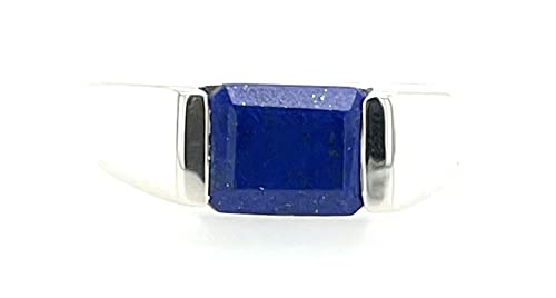Natural Blue Lapis Lazuli 925 Solid Sterling Silver Men's Ring Size 7, 8, 9, 10, 12, 13 #TOP4