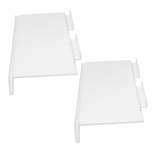 PRETYZOOM Acrylic Wall Shelves for Shoes Display Slat Wall Display Rack Shoe Rack Organizer