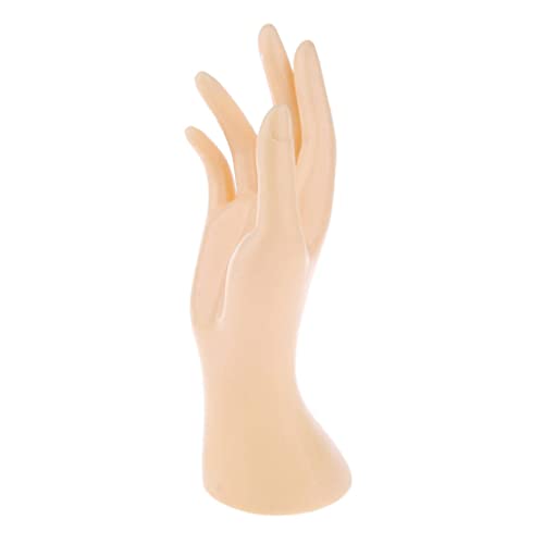 Almencla Female Mannequin Hand Jewelry Bracelet Ring Gloves Display Organizer Stand, Wear-Resistant - Skin Color