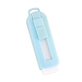 3pc - Simple Solid Color Push Pull Eraser, Clean and Leave No Trace, Pencil Eraser-Blue