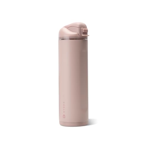 HydroJug Ease2o 24oz Insulated Water Bottle, Straw & Chug Lid, Dusty Rose