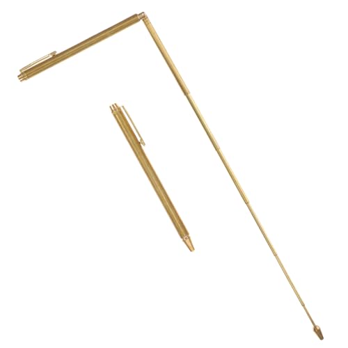 HAWILLOSCH Professional Dowsing Rods Compass 2pcs Telescoping Divining Rods for Feng Shui and Water Source Detection